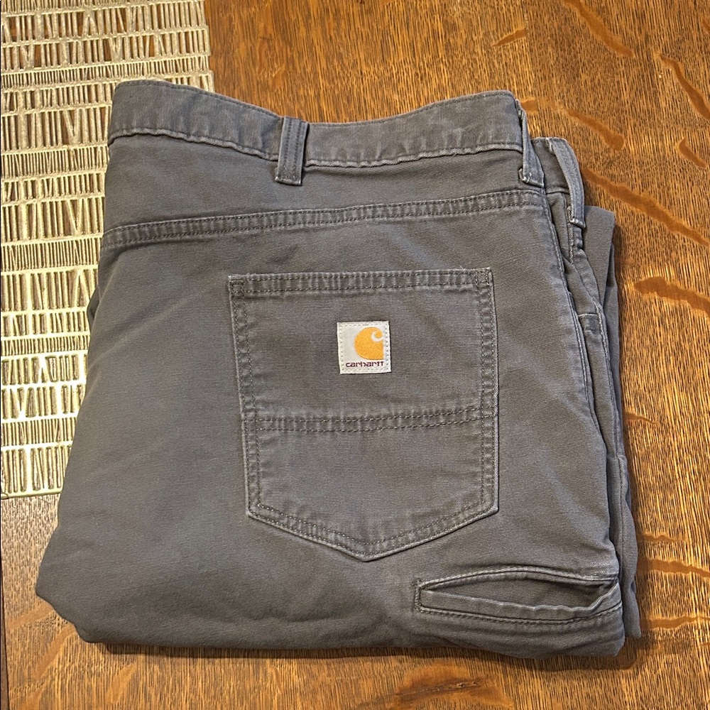 Carhartt Gray Utility Pants Relaxed Fit Men’s 46x32